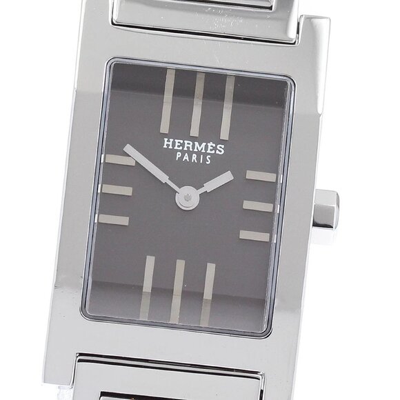 HERMES tandem TA1.210 gray Dial Quartz Ladies Watch_889820 - Picture 4 of 6